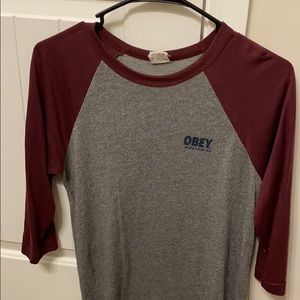 Obey Baseball Tee
